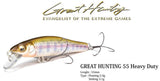 Megabass GREAT HUNTING 55 Heavy Duty