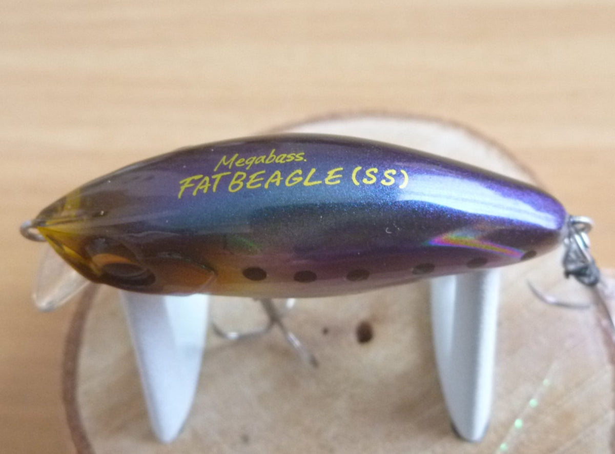 Leurre Megabass Fat Beagle SS - Couleur Glow - Flottant Négatif - 43mm - Neuf
