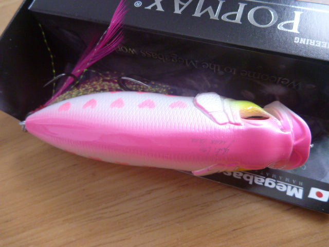 限定カラー　Megabass POPMAX ピンクダルマ　ハードルアー 数量限定！メガバス/POPX”Pink Bomb Gill ピンクボムギル