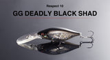 Megabass Respect Color GG DEADLY BLACK SHAD