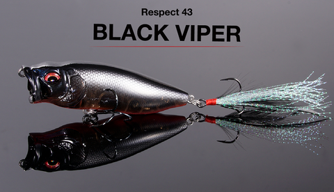 Megabass Respect Color BLACK VIPER
