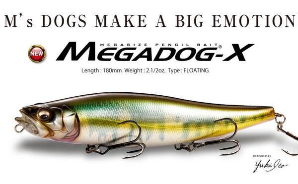 PLAT/megabass megadog x gg fa snake head/lure-Anglers Shop-Fishing