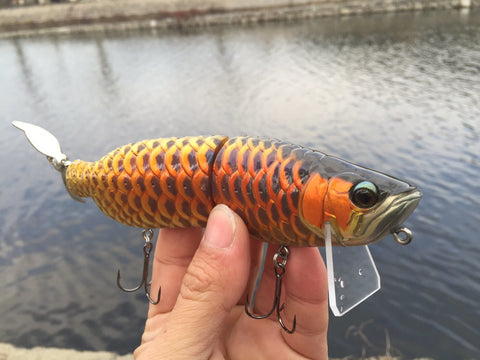 120 arowana fishing lure - Amazon Game Guide Tuned to perform in cold Power Tail EVO 120 Lure