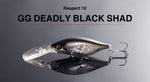 Megabass Respect Color GG DEADLY BLACK SHAD