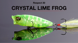 Megabass Respect Color CRYSTAL LIME FROG